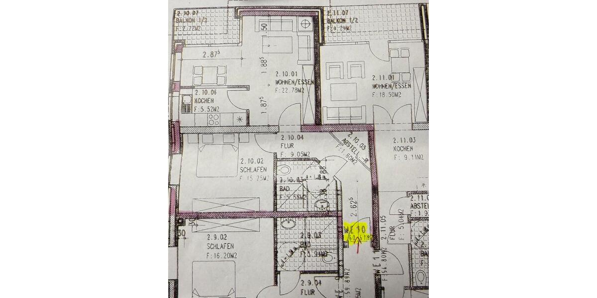 Etagenwohnung Salzhemmendorf - 2 Zimmer, 61 m&sup2;, 505&euro; | Angebot:26455261