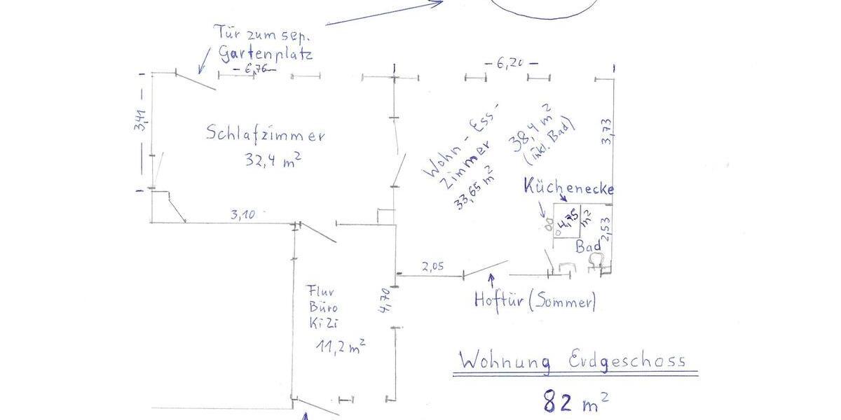 Schöne helle 2,5 - Raumwohnung 2 zimmer