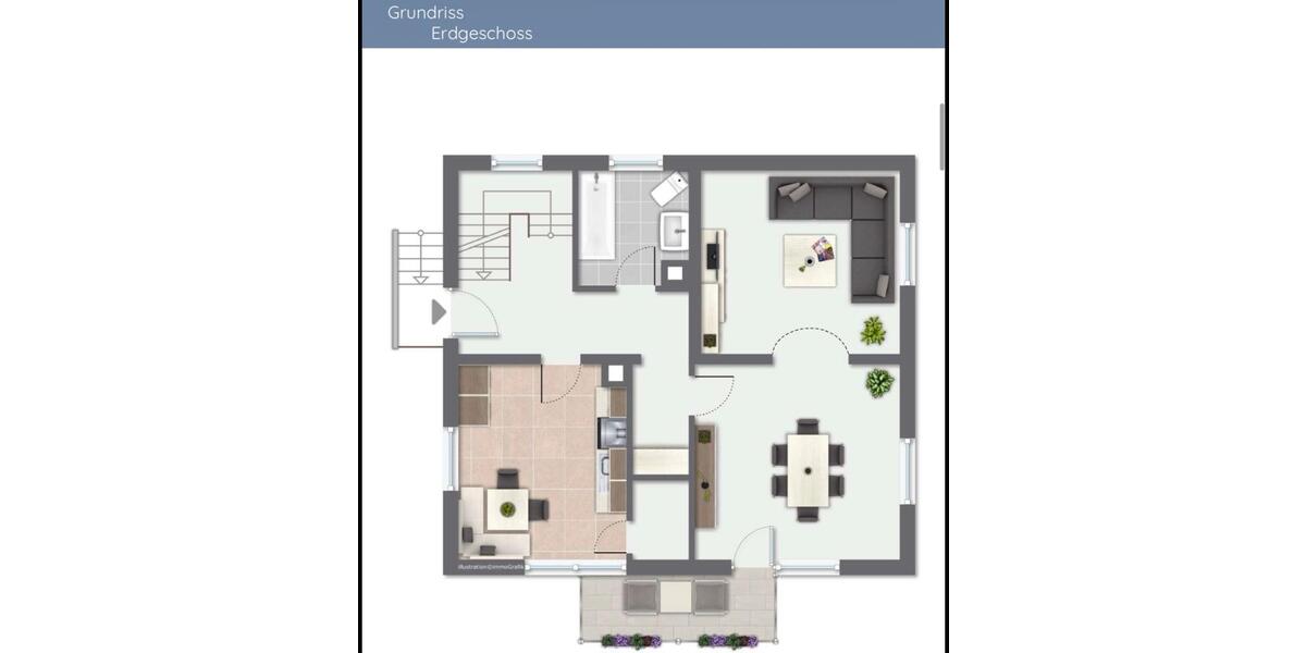 Maisonettenwohnung Hohentengen am Hochrhein - 3.5 Zimmer, 108 m&sup2;, 960&euro; | Angebot:26038476