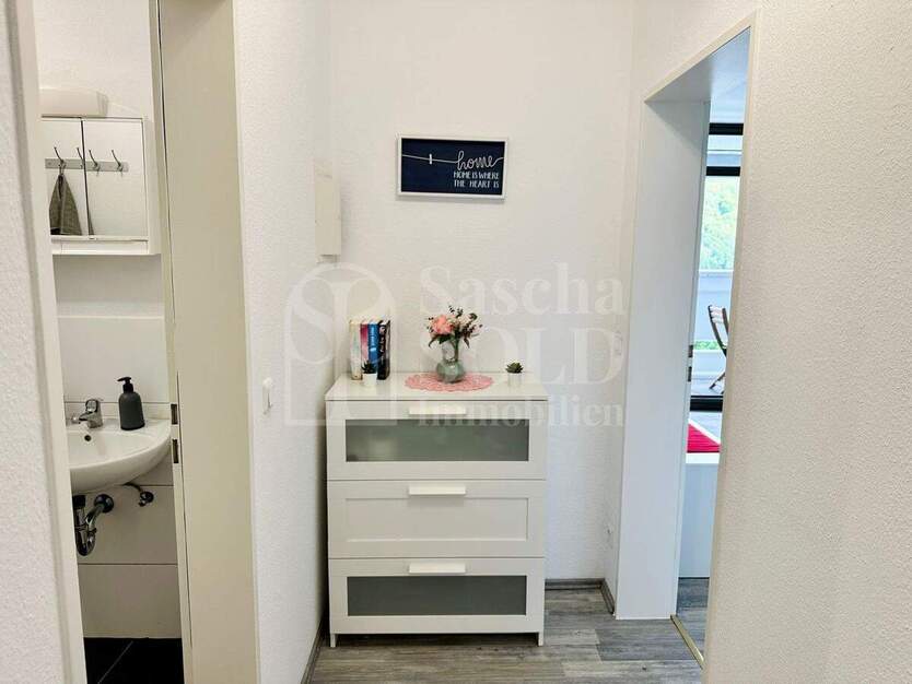 Möbliertes Apartment mit Loggia, Küche & modernem Bad - ideal für Rentner, Nähe Saarbrücken-Güdingen 1 zimmer