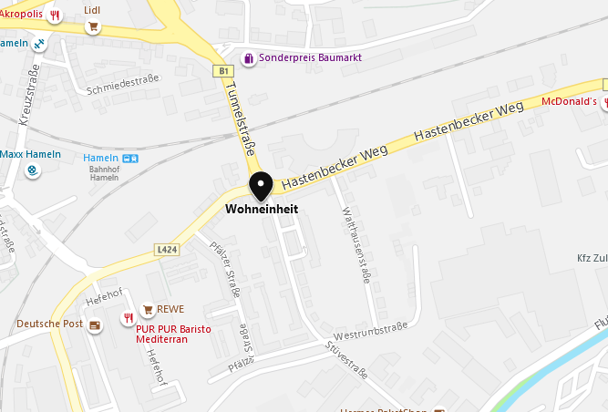 Etagenwohnung Hameln - 2 Zimmer, 70 m&sup2;, 550&euro; | Angebot:25871254