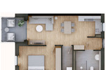 Erdgeschoßwohnung Landau an der Isar - 2 Zimmer, 55 m&sup2;, 670&euro; | Angebot:25834044