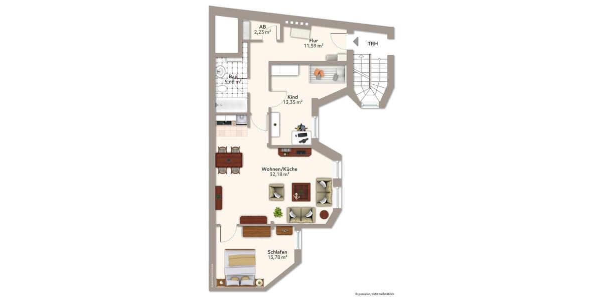 Etagenwohnung Magdeburg - 3 Zimmer, 85 m&sup2;, 635&euro; | Angebot:26164902