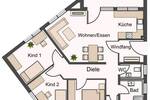 Etagenwohnung Gundelsheim / Höchstberg Gundelsheim - 4 Zimmer, 83 m&sup2;, 1.090&euro; | Angebot:25929202