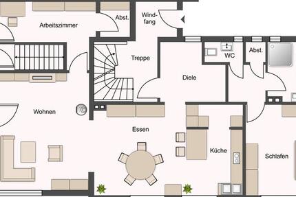 Wohnung Bad Salzuflen - 3 Zimmer, 129 m&sup2;, 1.300&euro; | Angebot:26679298