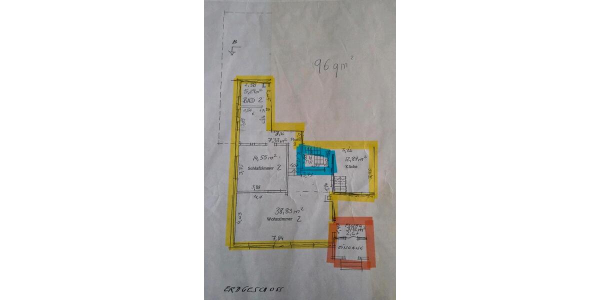 Erdgeschoßwohnung Hohne - 2 Zimmer, 96 m&sup2;, 650&euro; | Angebot:26277730