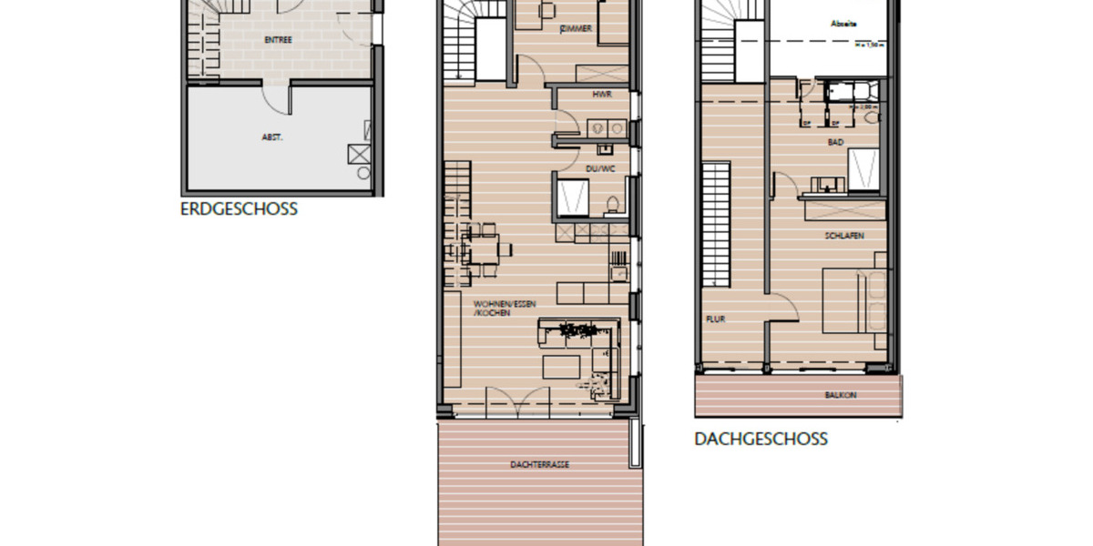 Etagenwohnung Kappeln - 3 Zimmer, 148 m&sup2;, 1.680&euro; | Angebot:24176668