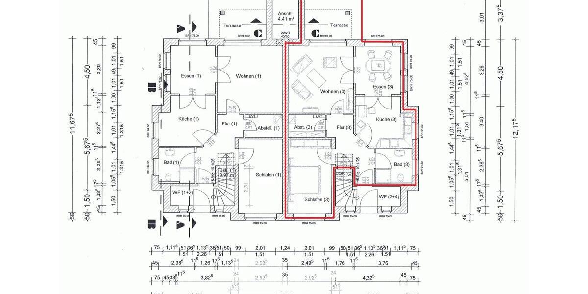 Erdgeschoßwohnung Rhauderfehn - 3 Zimmer, 82 m&sup2;, 650&euro; | Angebot:26535451