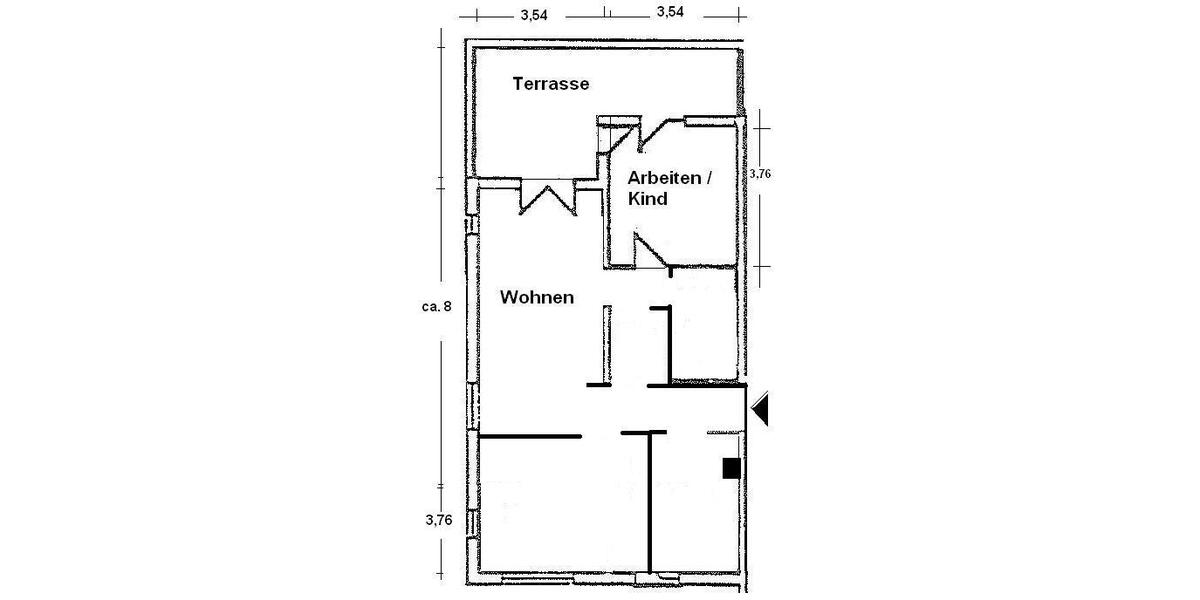 Erdgeschoßwohnung Zwickau Zwickau-West - 3 Zimmer, 71 m&sup2;, 580&euro; | Angebot:25974100