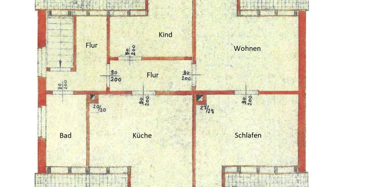 Etagenwohnung Fürth - Stadeln Stadeln - 3 Zimmer, 65 m&sup2;, 650&euro; | Angebot:26733523