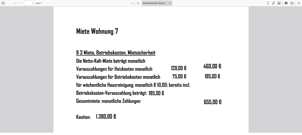 Etagenwohnung Bad Pyrmont - 3 Zimmer, 74 m&sup2;, 460&euro; | Angebot:25396246