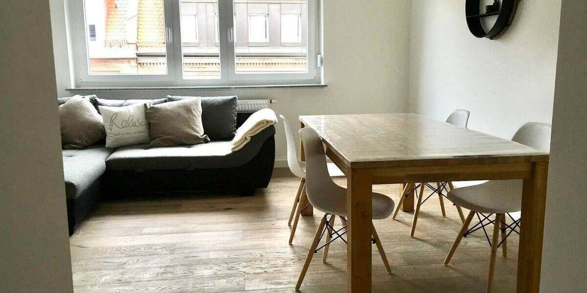 Etagenwohnung Nürnberg Gärten h d Veste - 2 Zimmer, 60 m&sup2;, 1.050&euro; | Angebot:26139323