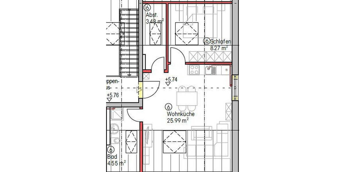 Etagenwohnung Unterwattenbach Unterwattenbach - 2 Zimmer, 42 m&sup2;, 635&euro; | Angebot:26219864