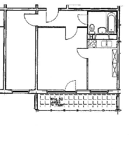 Etagenwohnung Neubrandenburg Datzeberg - 2 Zimmer, 48 m&sup2;, 291&euro; | Angebot:24700791