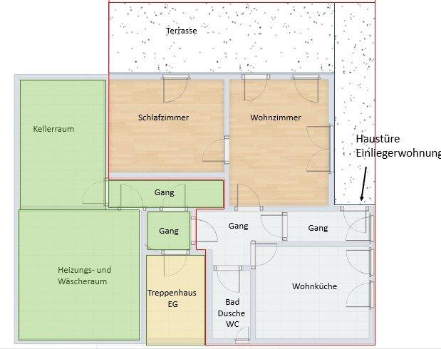 Erdgeschoßwohnung Laupheim - 2 Zimmer, 65 m&sup2;, 600&euro; | Angebot:26580155