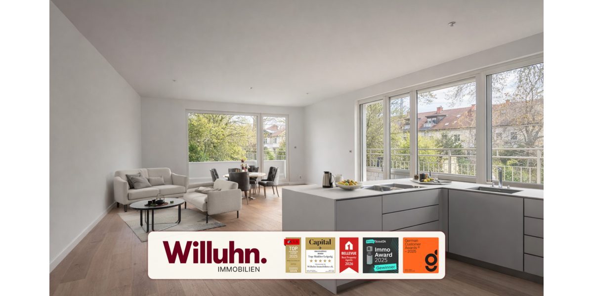 Etagenwohnung Machern - 4 Zimmer, 107 m&sup2;, 1.611&euro; | Angebot:25970179