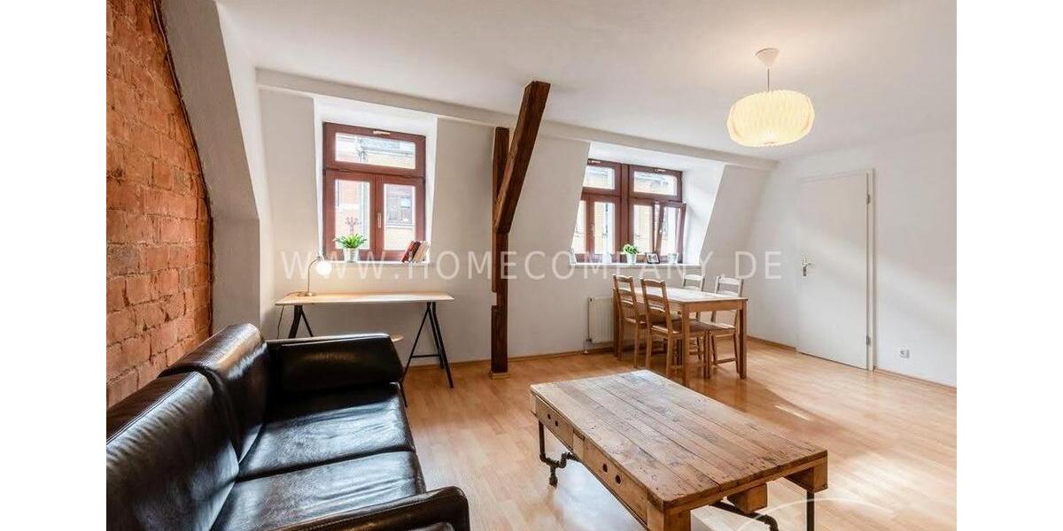 Dachgeschoßwohnung Dresden Neustadt - 2 Zimmer, 60 m&sup2;, 1.400&euro; | Angebot:25988404