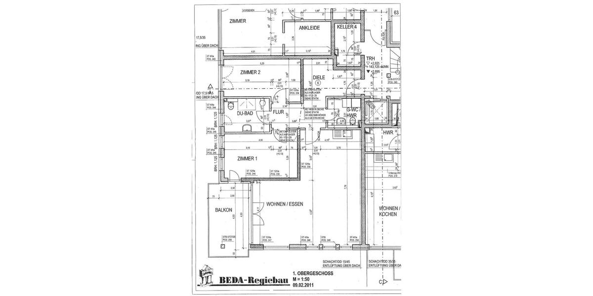 Etagenwohnung Trier - 3 Zimmer, 108 m&sup2;, 1.484&euro; | Angebot:26678979