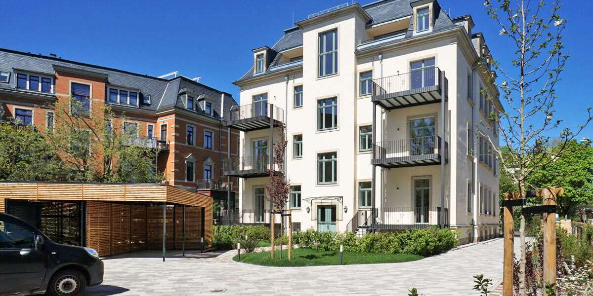 Etagenwohnung Dresden Striesen - 4 Zimmer, 103 m&sup2;, 1.995&euro; | Angebot:27004875