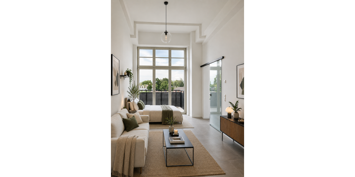 Etagenwohnung Bernau bei Berlin - 1 Zimmer, 37 m&sup2;, 595&euro; | Angebot:27259770