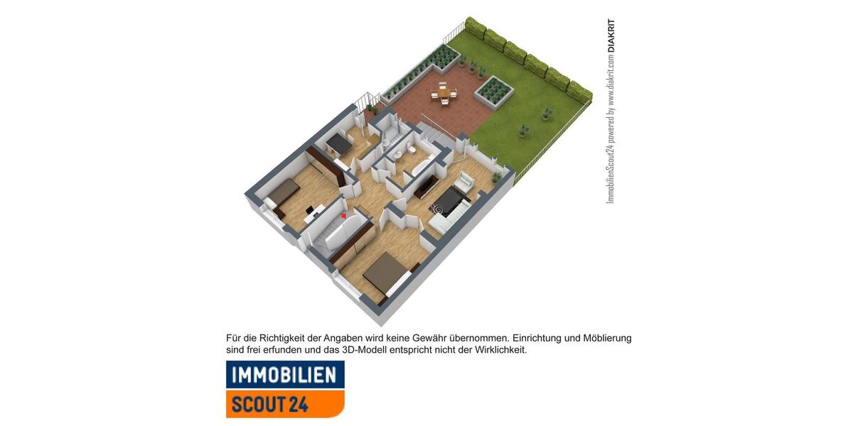 Erdgeschoßwohnung Siegburg - 3 Zimmer, 110 m&sup2;, 1.595&euro; | Angebot:26490872