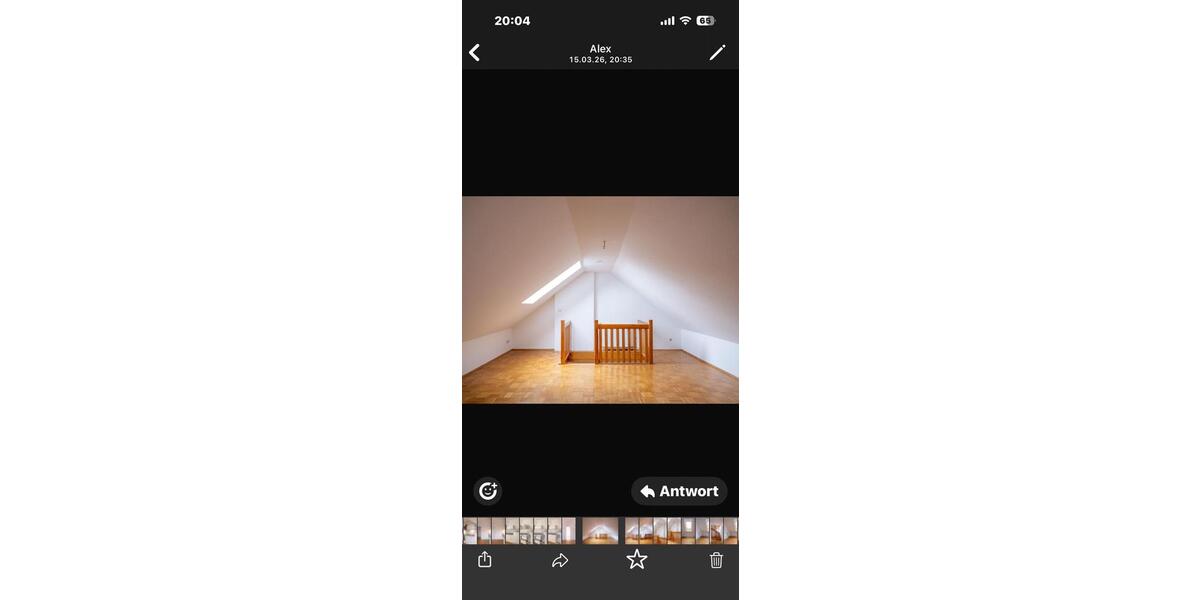 Dachgeschoßwohnung Erfurt Andreasvorstadt - 2 Zimmer, 60 m&sup2;, 930&euro; | Angebot:25995883