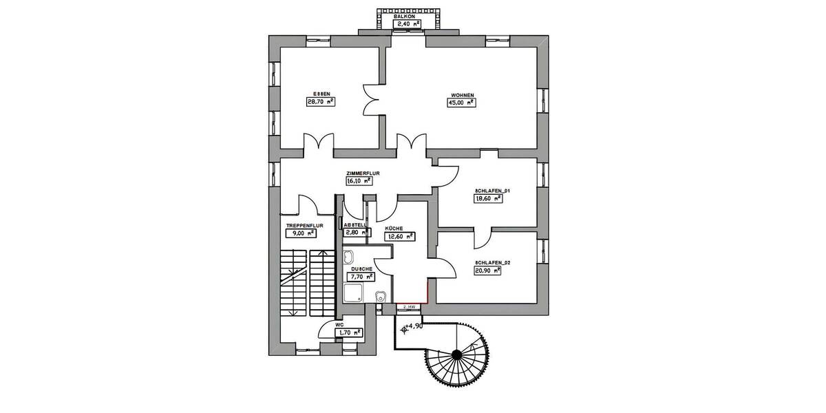 Etagenwohnung Wiesbaden Nordost - 4 Zimmer, 155 m&sup2;, 2.690&euro; | Angebot:26841296