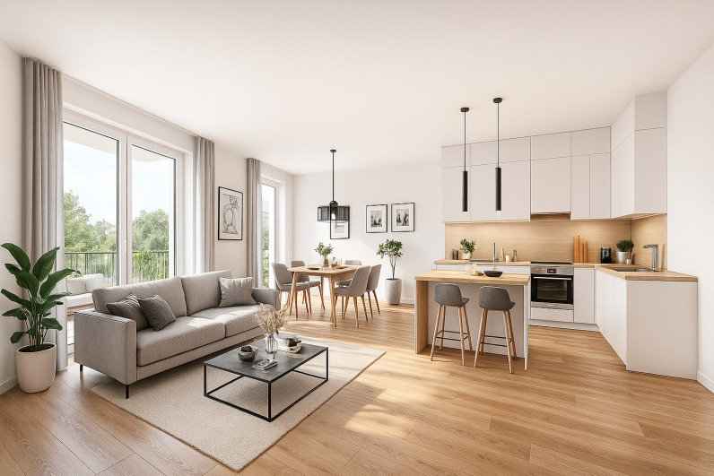 Erdgeschoßwohnung Oldenburg Drielaker-Moor - 3 Zimmer, 72 m&sup2;, 1.050&euro; | Angebot:25782091