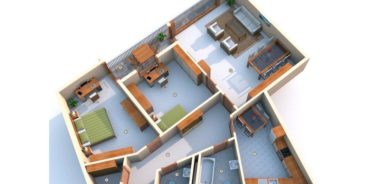 Etagenwohnung Stuttgart Vaihingen - 3 Zimmer, 79 m&sup2;, 1.300&euro; | Angebot:26357701