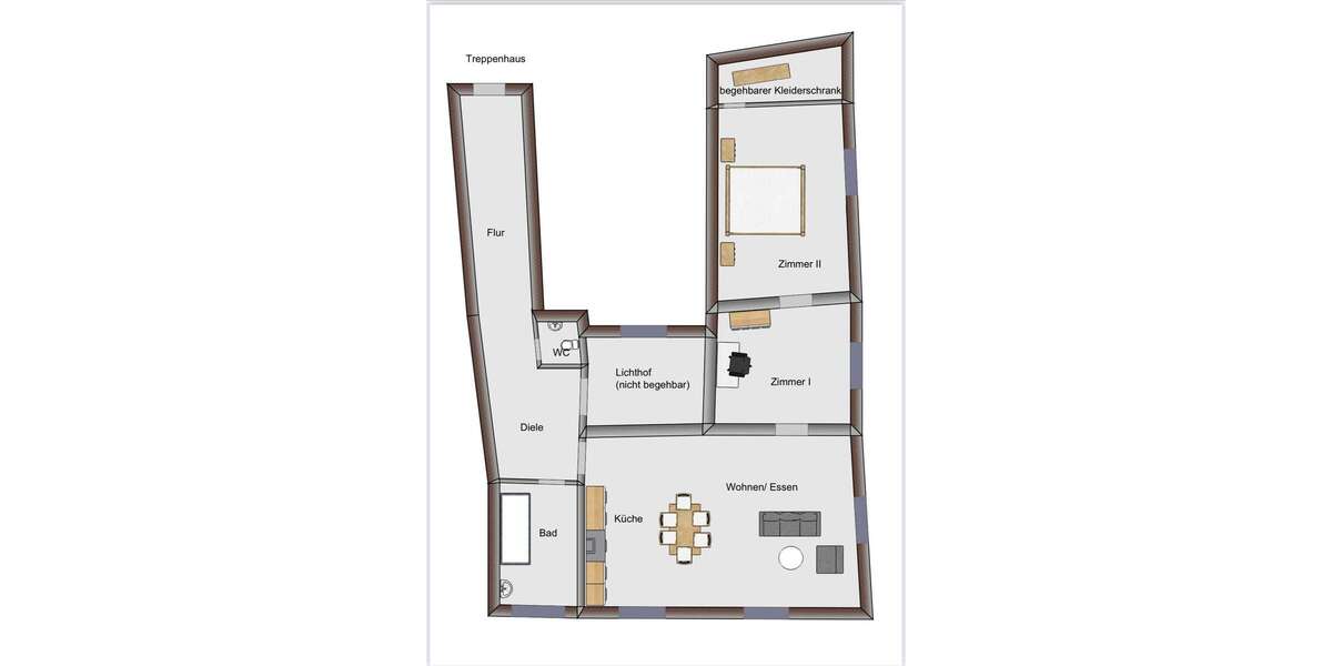 Etagenwohnung Vilshofen an der Donau Schmalhof - 3 Zimmer, 90 m&sup2;, 660&euro; | Angebot:26738934