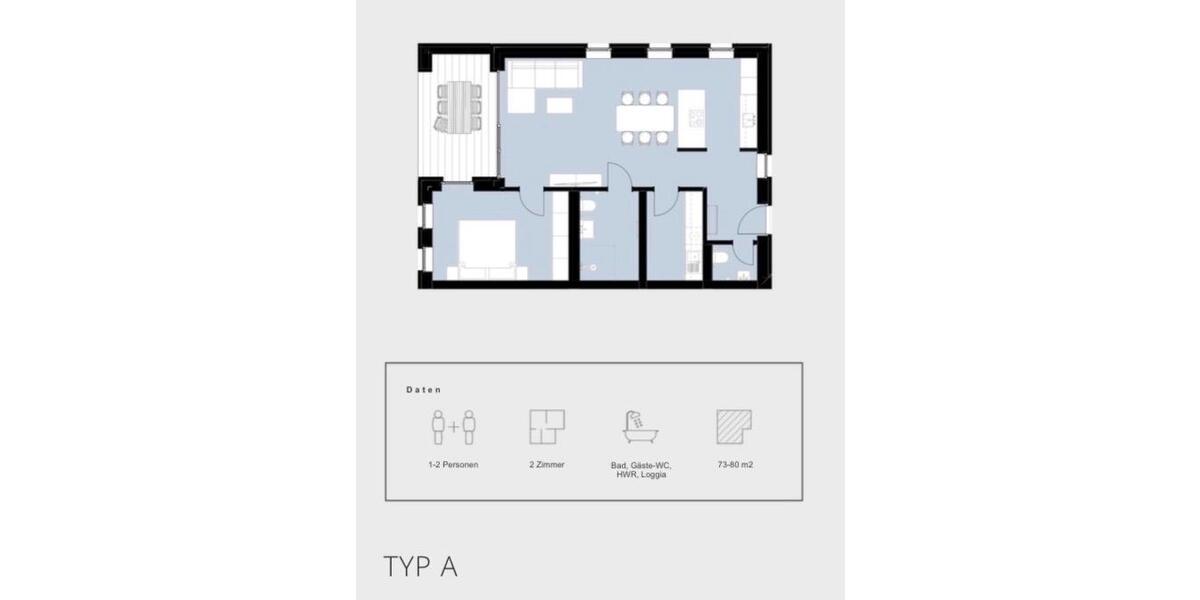 Dachgeschoßwohnung Wietmarschen - 2 Zimmer, 80 m&sup2;, 862&euro; | Angebot:26532311