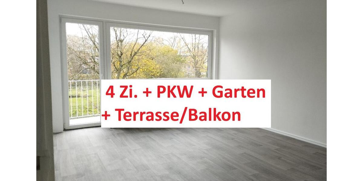 Zentral gelegene, sanierte Wohnungen mit Garten, TerrasseBalkon, 4 zimmer