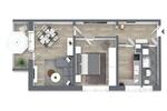 Erdgeschoßwohnung Chemnitz Altendorf - 2 Zimmer, 57 m&sup2;, 360&euro; | Angebot:26701362