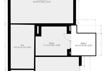 Wohnen auf Zeit Hamburg Eimsbüttel - 2 Zimmer, 54 m&sup2;, 1.300&euro; | Angebot:26620586