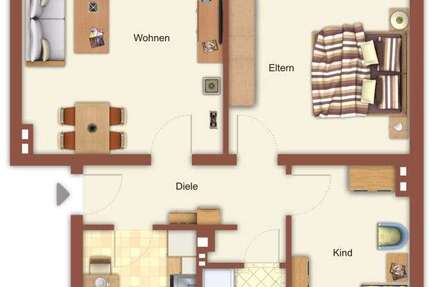 Wohnung zum Mieten in Mönchengladbach 689 € 62.93 m²