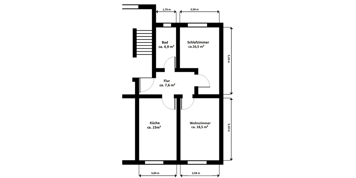 Sonnige 2-Raum-Wohnung in Magdeburg, Luebecker Str. - 2- Magdeburg Neue Neustadt | Angebot:25299695
