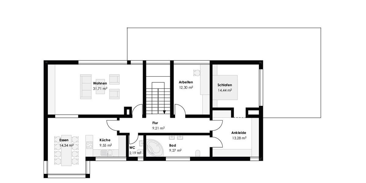 Terrassenwohnung Wettringen - 3.5 Zimmer, 169 m&sup2;, 1.650&euro; | Angebot:26058647