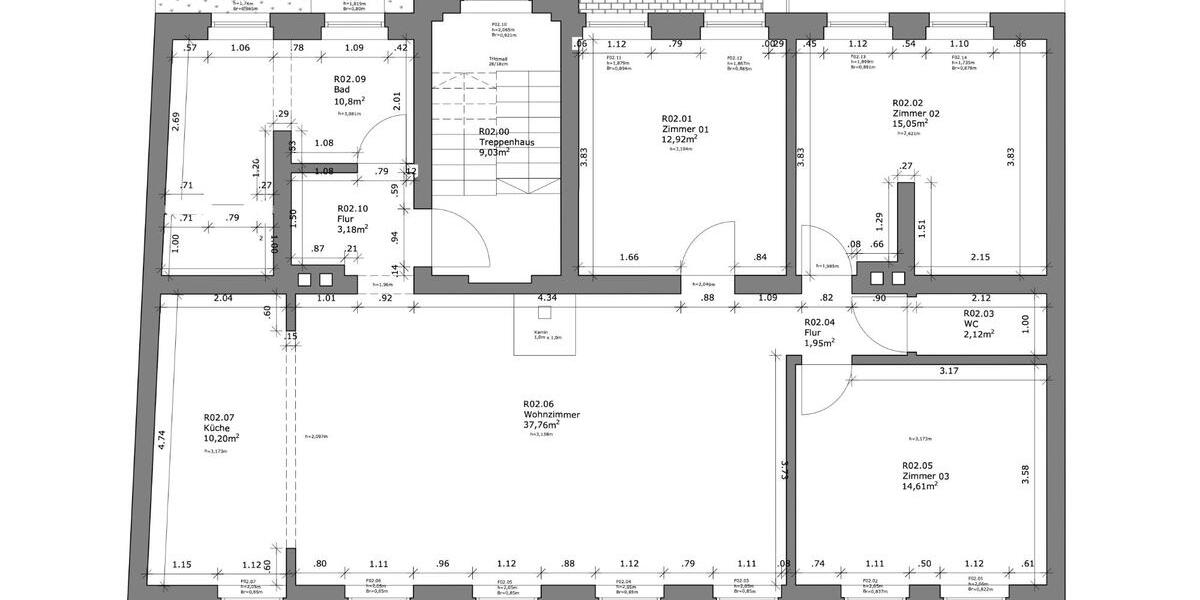 Etagenwohnung Treuenbrietzen - 4 Zimmer, 109 m&sup2;, 1.150&euro; | Angebot:26200704