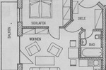 Etagenwohnung Moosburg - 2 Zimmer, 45 m&sup2;, 620&euro; | Angebot:26751301