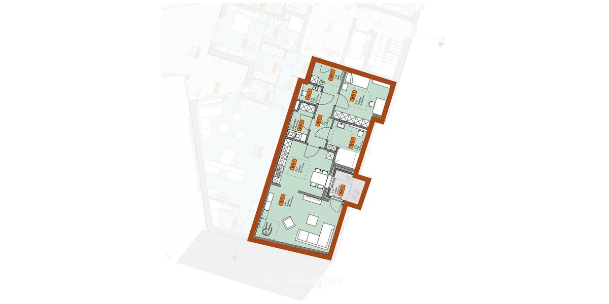 Etagenwohnung Haren (Ems) - 2 Zimmer, 95 m&sup2;, 1.150&euro; | Angebot:25792863