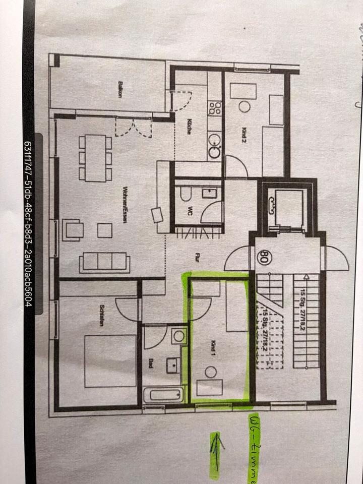 1 Zimmer in Familien-WG mit großzügigem Gemeinschaftsbereich 1 zimmer