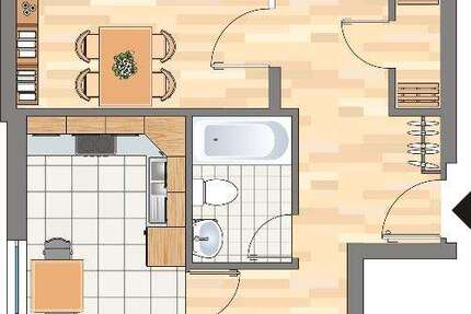 Wohnung zum Mieten in Dortmund 366,59 € 76.28 m² 3 zimmer