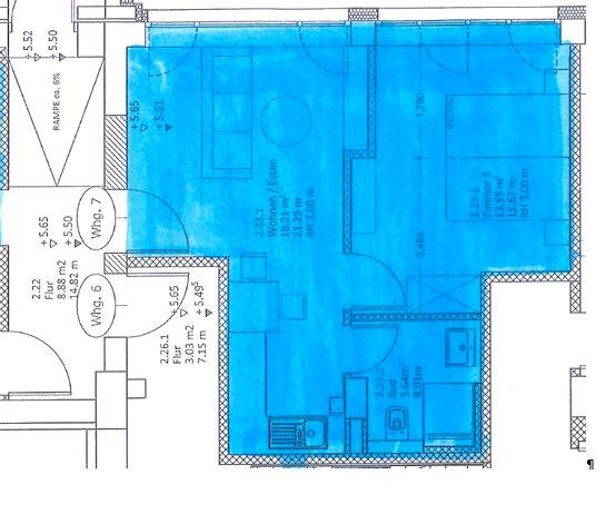 Etagenwohnung Sankt Georgen im Schwarzwald - 2 Zimmer, 40 m&sup2;, 490&euro; | Angebot:26448739