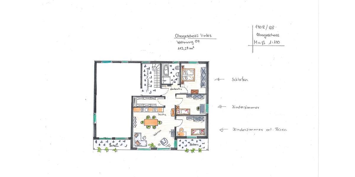 Helle und schöne 4-Zimmer Wohnung in Kehl-Bodersweier 4 zimmer