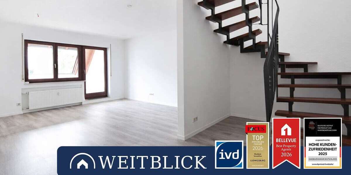 Etagenwohnung Ludwigsburg - 3 Zimmer, 99 m&sup2;, 1.400&euro; | Angebot:26109205