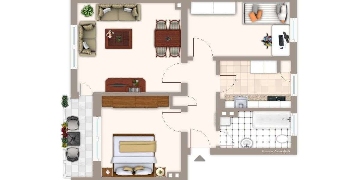 Wohnung zum Mieten in Mönchengladbach 589 € 59 m² 3 zimmer