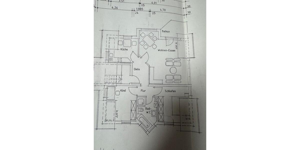 Dachgeschoßwohnung Bad Breisig - 5 Zimmer, 125 m&sup2;, 1.250&euro; | Angebot:24754940