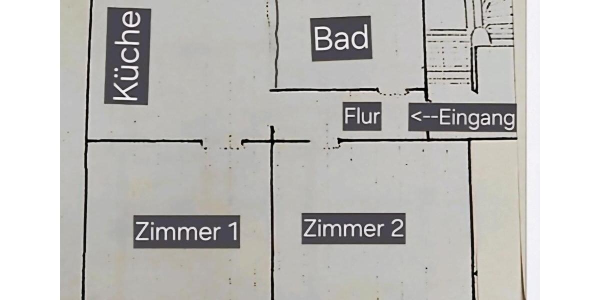 Erdgeschoßwohnung Löhne - 2 Zimmer, 55 m&sup2;, 380&euro; | Angebot:26699644