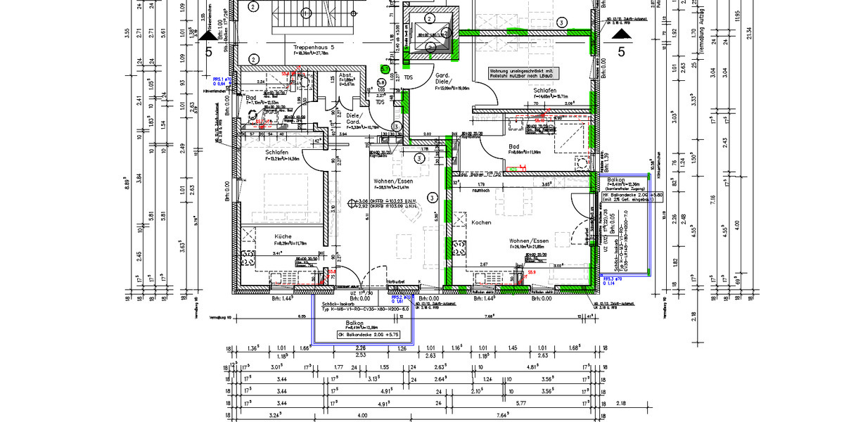 Etagenwohnung Germersheim - 2 Zimmer, 66 m&sup2;, 858&euro; | Angebot:25235801