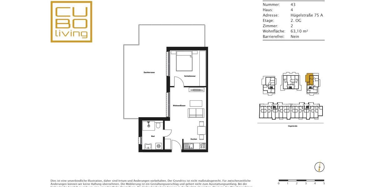 Cubo-Living - Ihre neue Wohlfühloase 2 zimmer